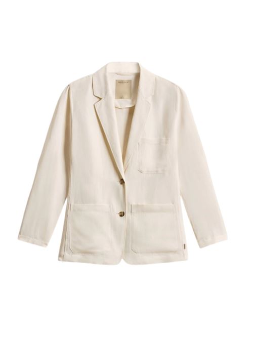 Giacca in misto lino WOOLRICH | CFWWBL2000FRUT3043.8743